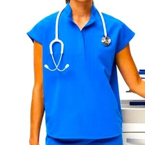 Rafaela Royal Blue Scrub Top💙